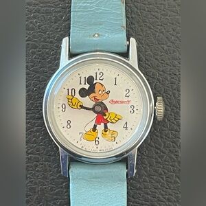 Working Vintage Ingersoll Disney Mickey Mouse Watch